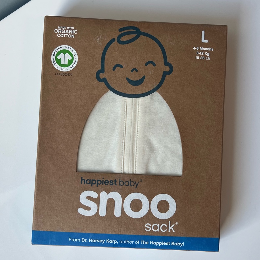 Brand New Happiest Baby Snoo sack size Large